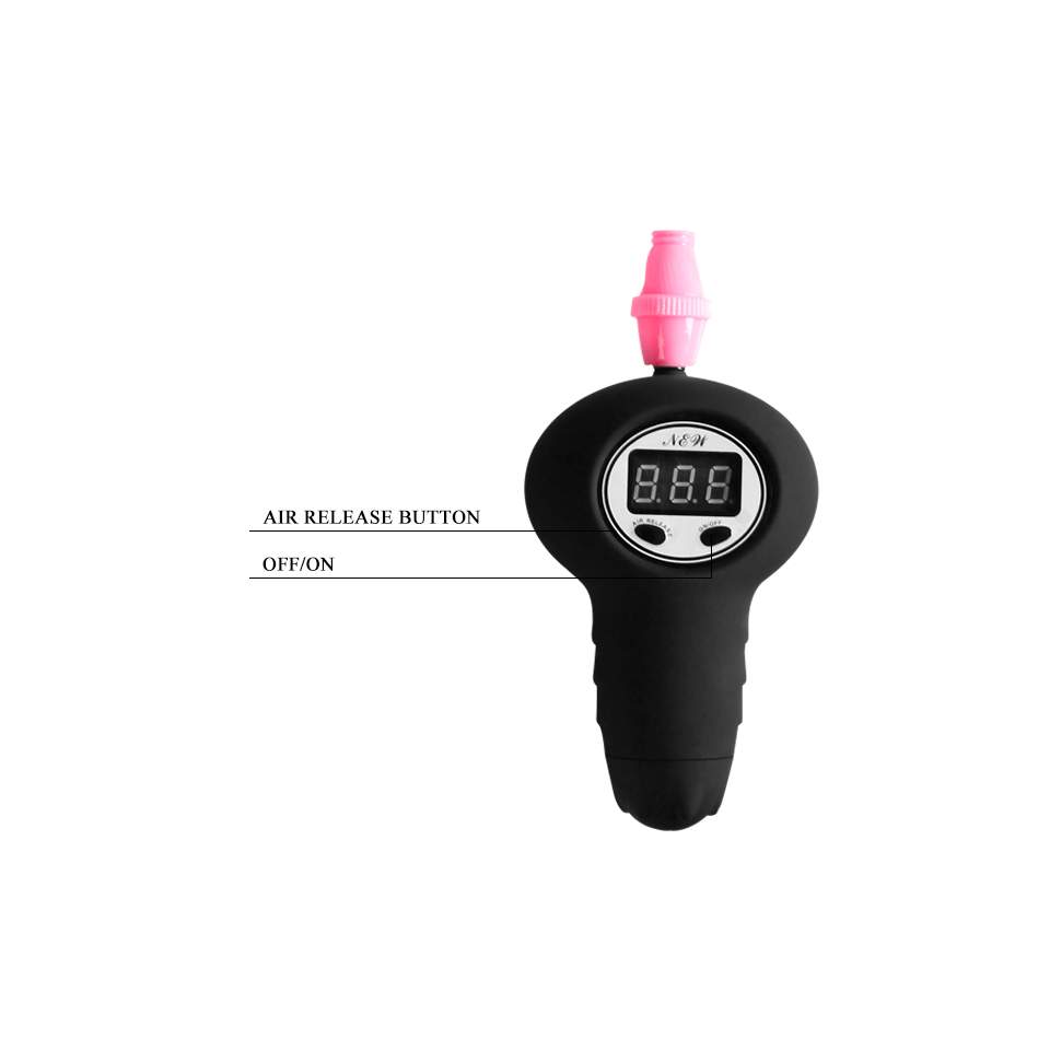 Transparentna silikonowa automatyczna pompka powiększajaca piersi