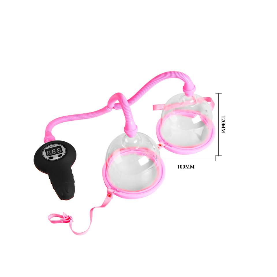 Transparentna silikonowa automatyczna pompka powiększajaca piersi