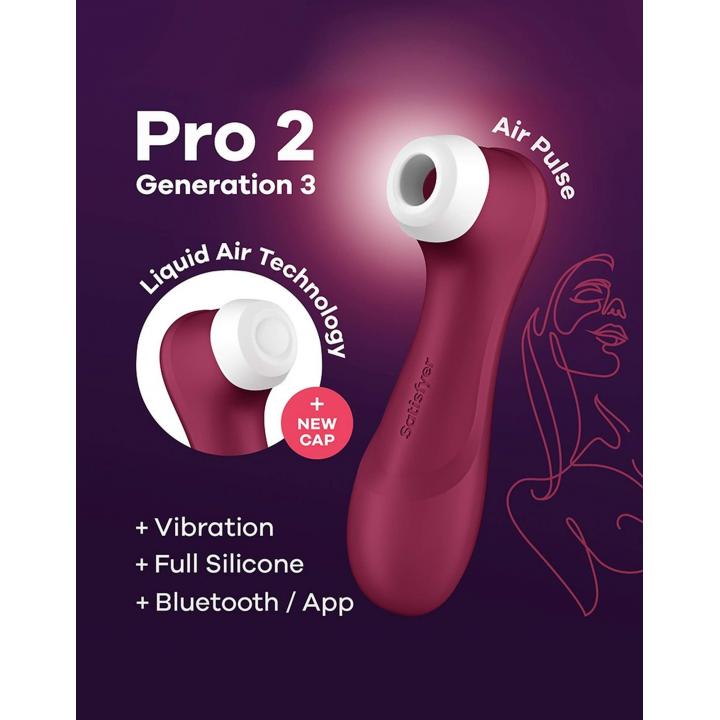 Masazer łechtaczki Satisyer Pro 2 Generation 3 with Liquid Air