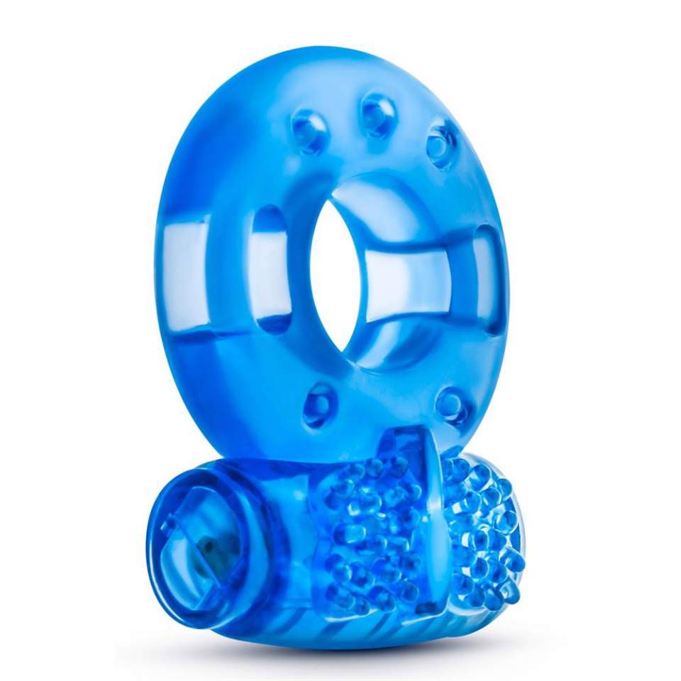 Nioebieski pierścienie wibrujące Stay Hard - zestaw 2 sztuki