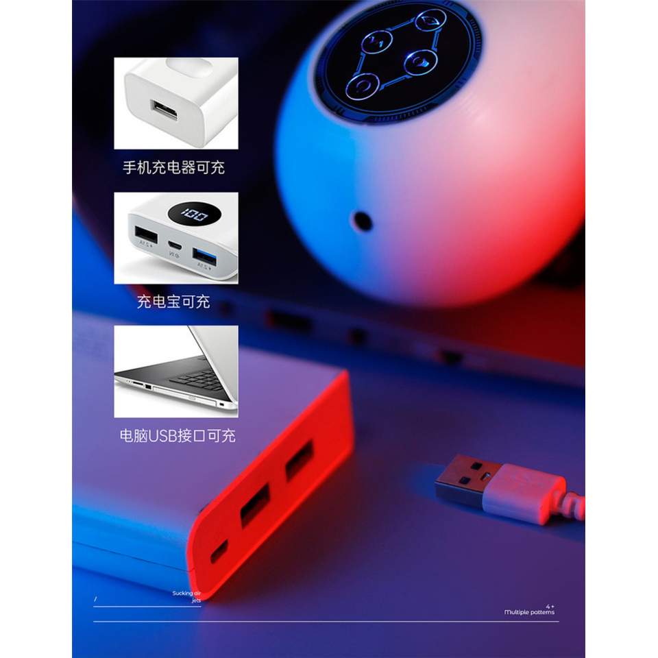 Masturbator męski z funkcją ssania oraz efektami dźwiękowymi