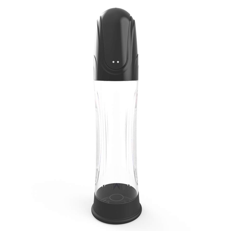 Wodna pompka do penisa z wyświetlaczem LCD, magnetyczne USB, 4 prędkości