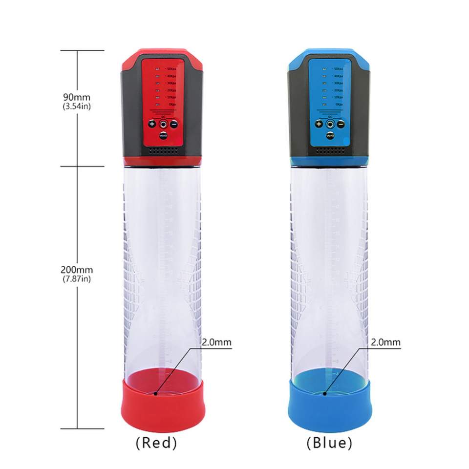 Elektryczna pompa próżniowa przeznaczona dla mężczyzn:  5-stopni mocy zasysania