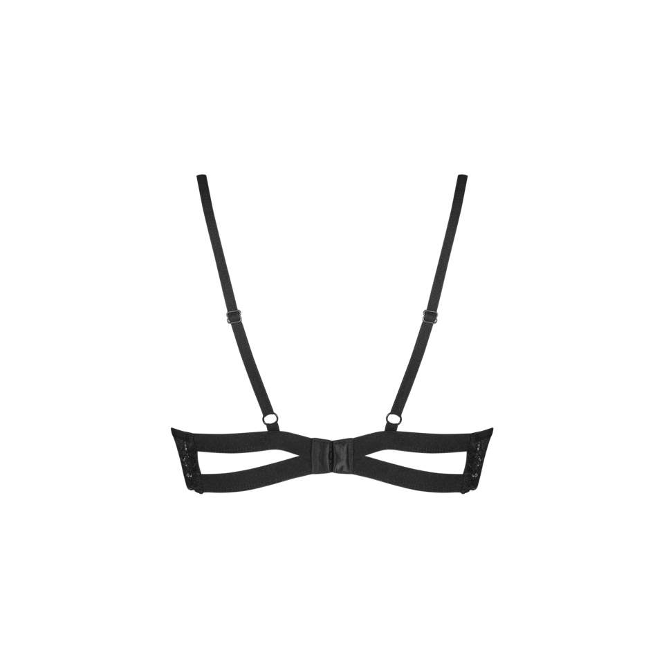 Zmysłowy biustonosz w czarnym kolorze marki Obsessive Nutris