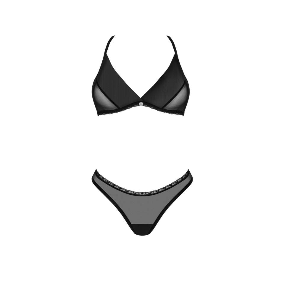 Elegancki i seksowny komplet 2-częściowy w kolorze czarnym Obsessive Latinesa