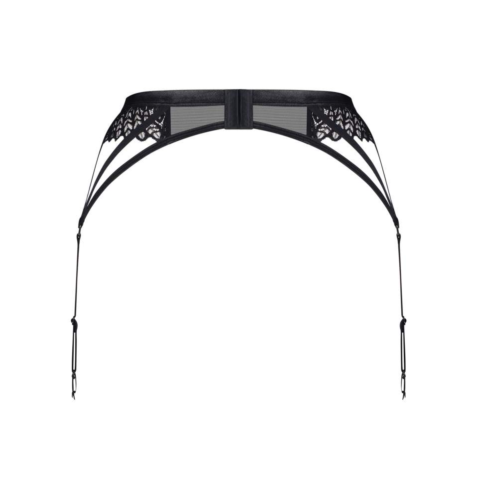 Szykowny czasny pas do pończoch marki Obsessive Donarella