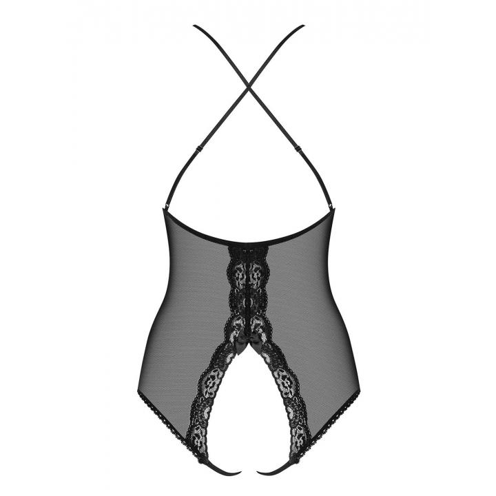 Czarne Body Obsessive 841-TED-1 to bielizna seksowna i elegancka 