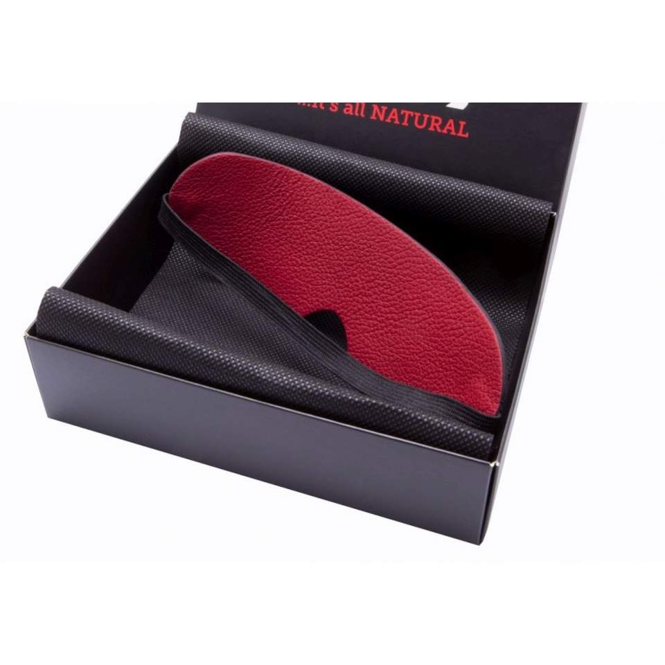 Skórzana dwustronna opaska na oczy