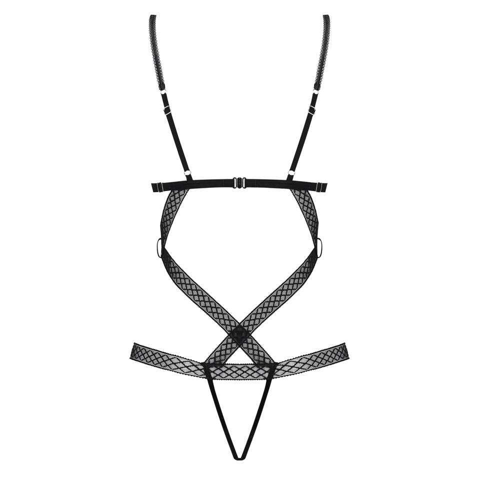 Body Obsessive 855-TED-1 w czarnym kolorze zachęcające do pikantnych zabaw