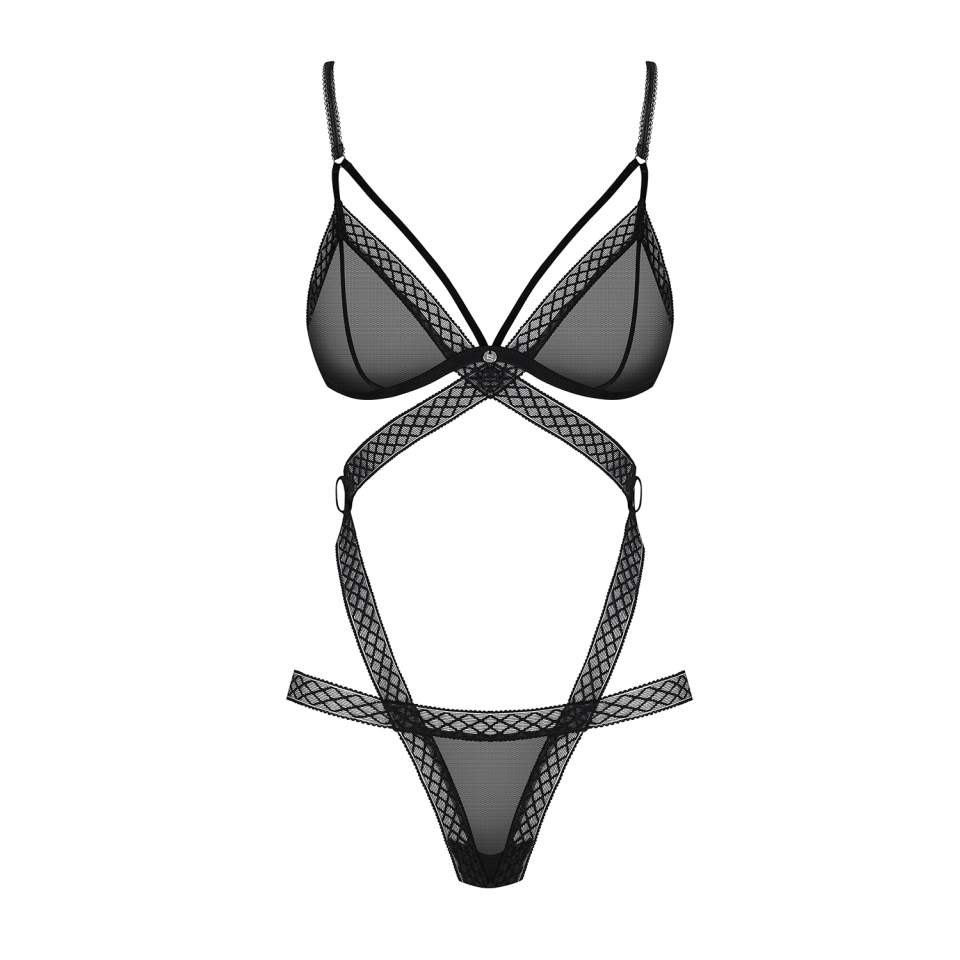 Body Obsessive 855-TED-1 w czarnym kolorze zachęcające do pikantnych zabaw