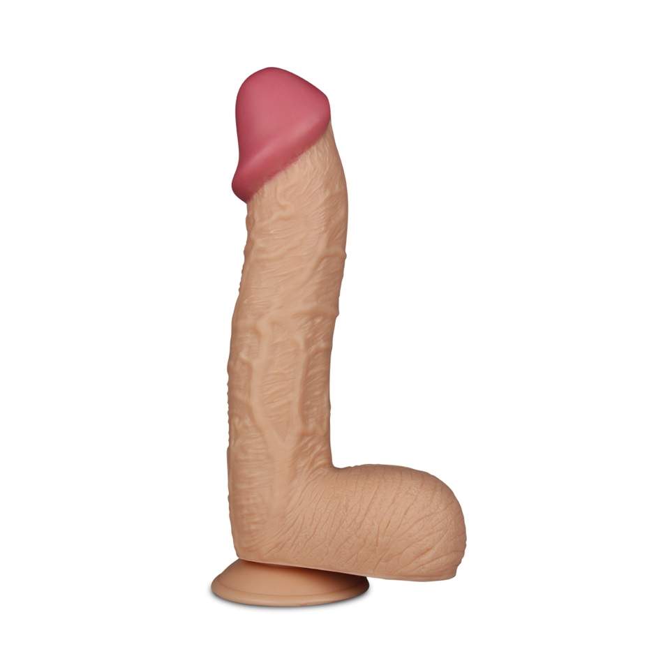 Realistycznego dildo w rozmiarze "king" z przyssawką- długość: 28cm, średnica: 5,6cm