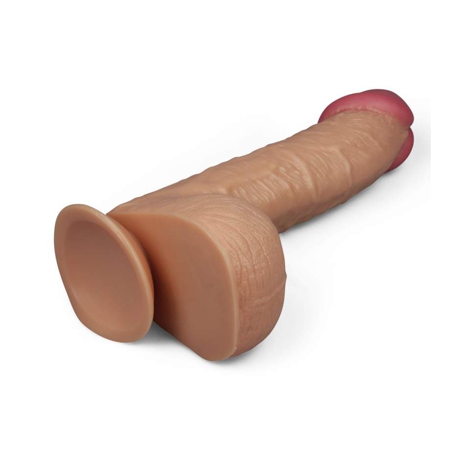 Realistycznego dildo w rozmiarze "king" z przyssawką- długość: 28cm, średnica: 5,6cm