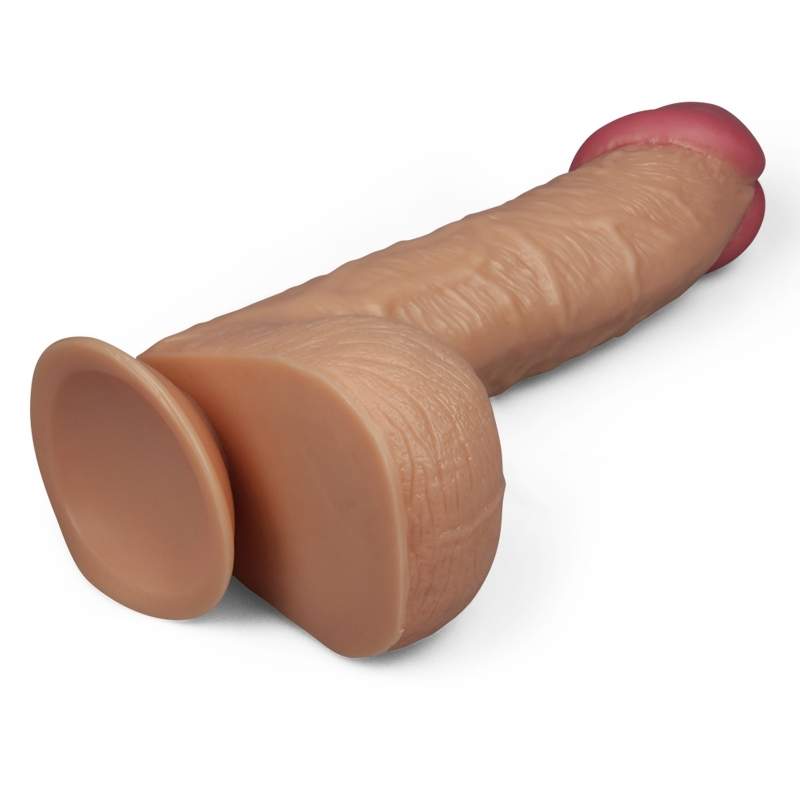 Realistycznego dildo w rozmiarze "king" z przyssawką- długość: 28cm, średnica: 5,6cm