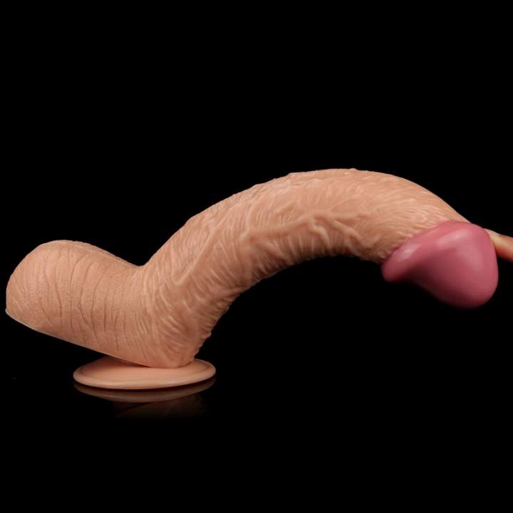 Realistycznego dildo w rozmiarze "king" z przyssawką- długość: 28cm, średnica: 5,6cm