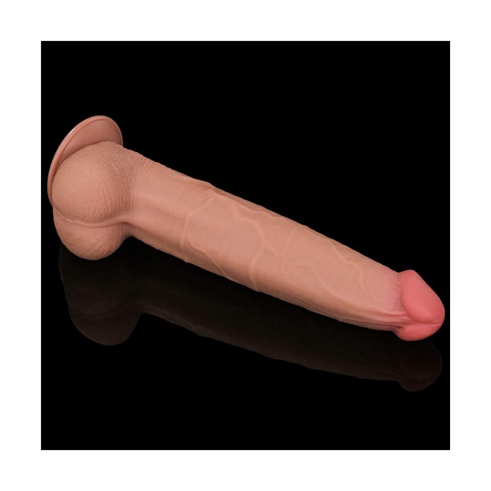 Realistycznego dildo w rozmiarze "king" z przyssawką- długość: 34cm, średnica: 6,2cm