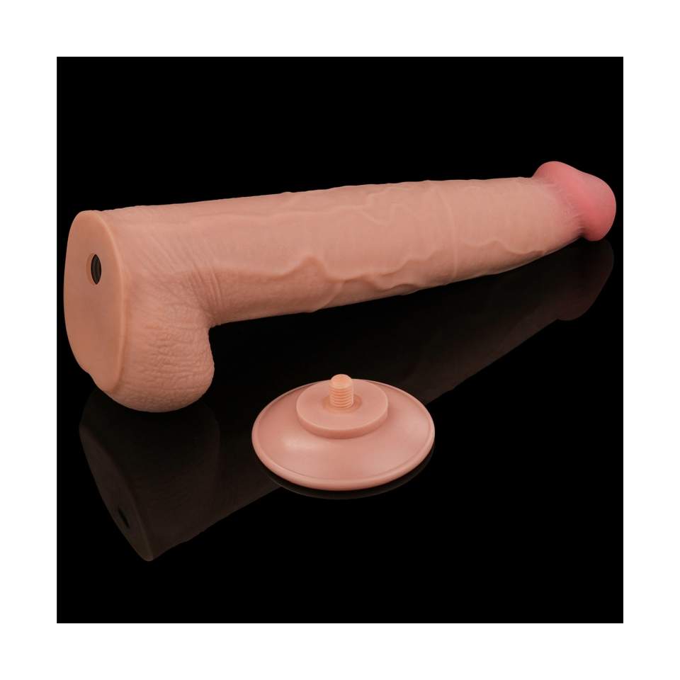 Realistycznego dildo w rozmiarze "king" z przyssawką- długość: 34cm, średnica: 6,2cm