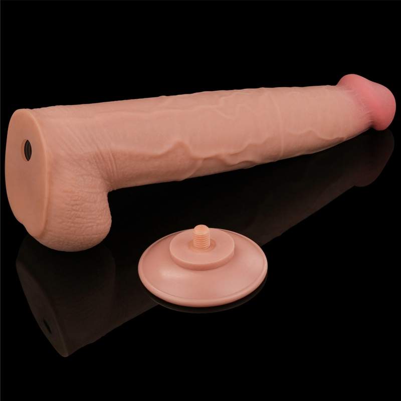 Realistycznego dildo w rozmiarze "king" z przyssawką- długość: 34cm, średnica: 6,2cm