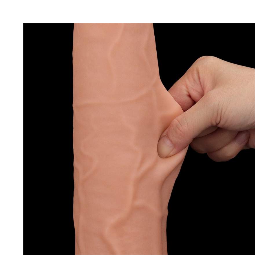 Realistycznego dildo w rozmiarze "king" z przyssawką- długość: 34cm, średnica: 6,2cm