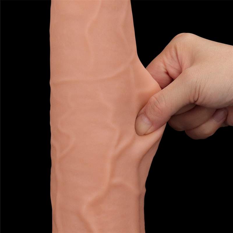 Realistycznego dildo w rozmiarze "king" z przyssawką- długość: 34cm, średnica: 6,2cm