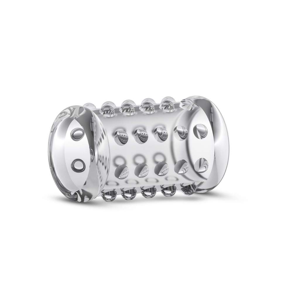 Przeźroczysta nakładka na penisa z wypustkami 2