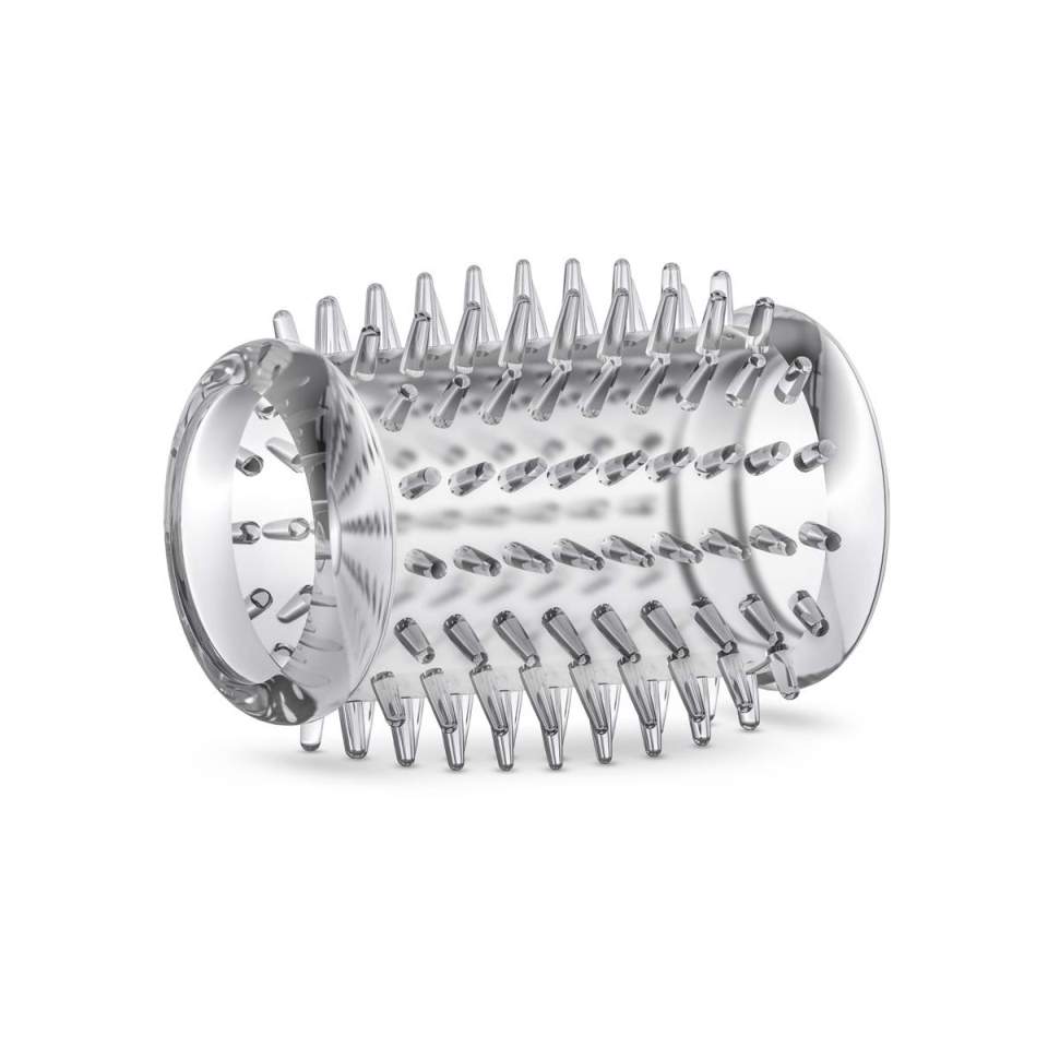 Przeźroczysta nakładka na penisa z wypustkami 1