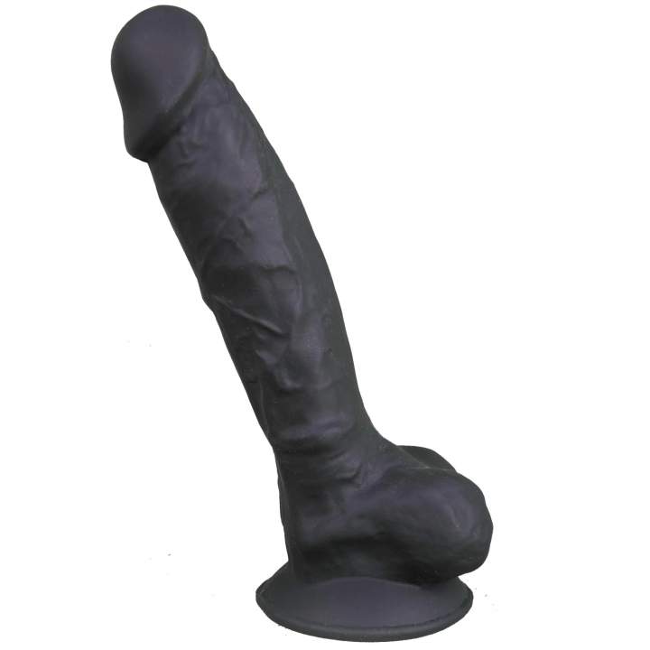 Realistyczne dildo - czarne 17,5cm