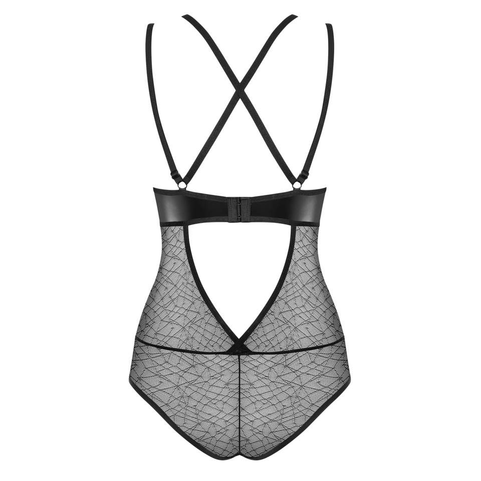 Klasyczne czarne Body Obsessive 859-TED-1