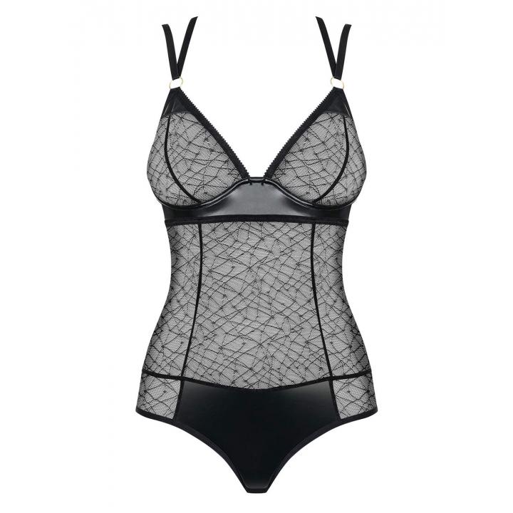 Klasyczne czarne Body Obsessive 859-TED-1
