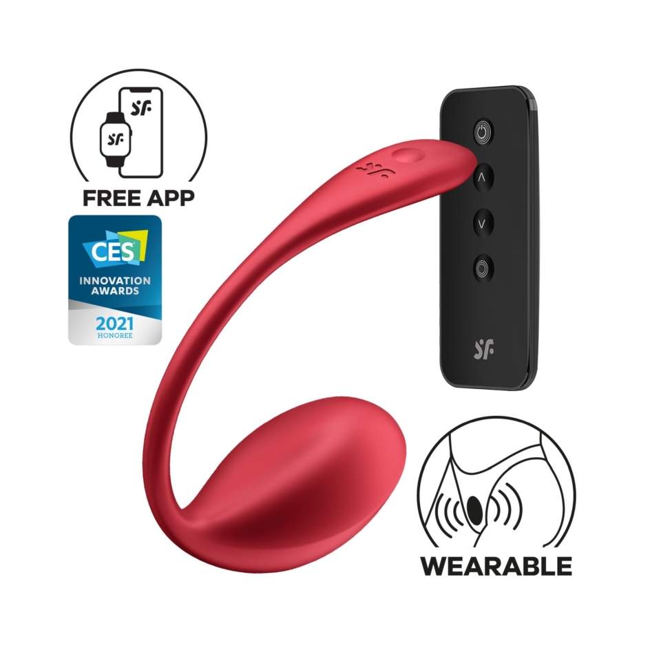 Satisfyer Shiny Petal wibrator do stymulacji w szczególności punktu G + Aplikacja i zdalne sterowanie