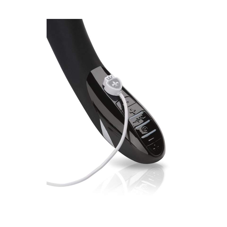 Czarny elektrostymulujący wibrator króliczek Mystim Daring Danny