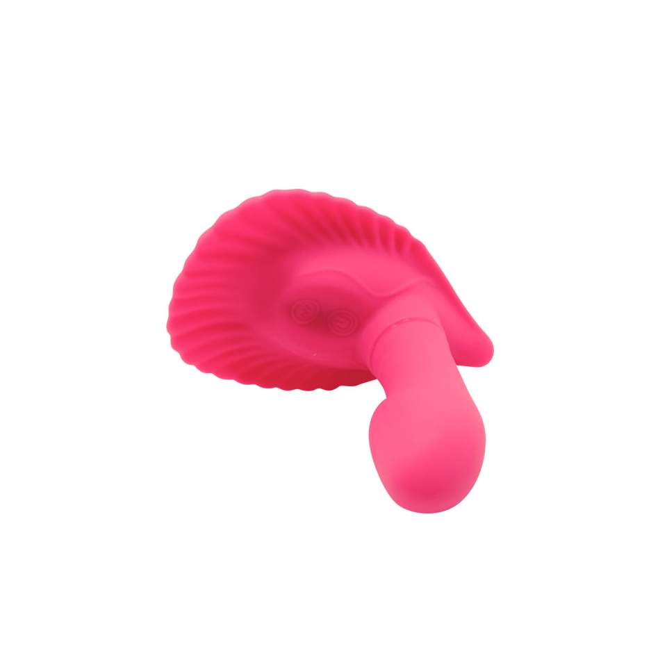 Różowy wibrator dla par w formie muszelki sterowany przez pilota – 30 trybów