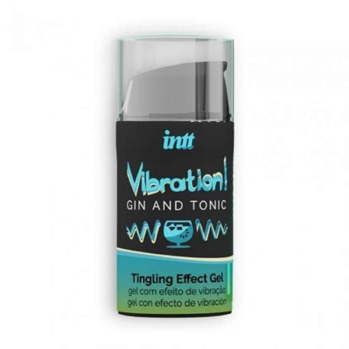 INTT Vibration żel o smaku GIN & TONIC zapewnia efekt mrowienia, pulsowania i rozgrzewania 15ml