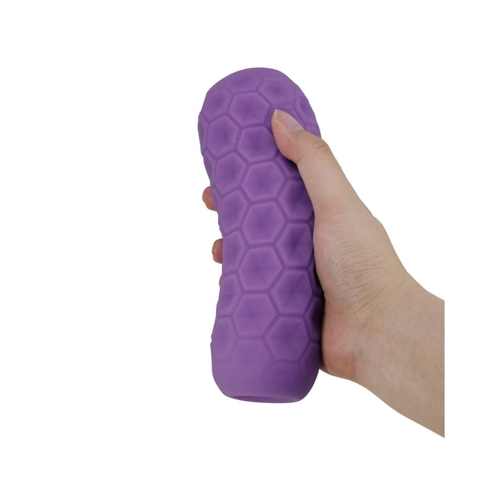 Innowacyjny masturbator dla mężczyzn z dwoma stymulującymi kulkami wewnątrz