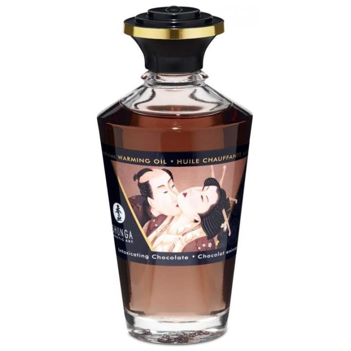 Shunga olejek rozgrzewający jadalny o smaku czekoladowym 100 ml