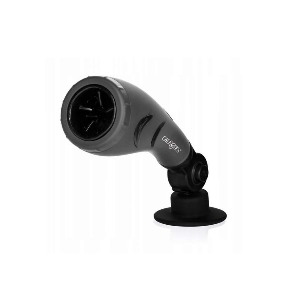 Czarny Masturbator z efektem głębokiego gardła: 30 unikalnych funkcji wibracji, pulsacji i eskalacji