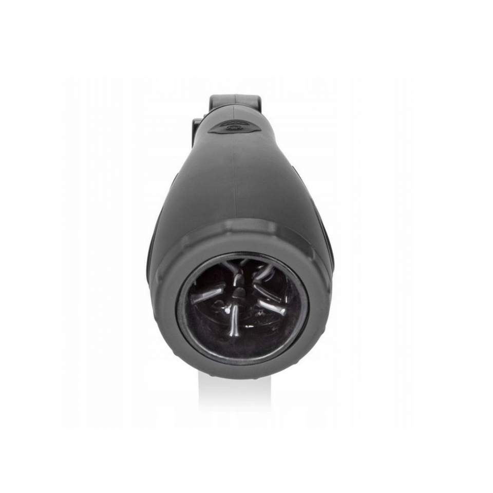 Czarny Masturbator z efektem głębokiego gardła: 30 unikalnych funkcji wibracji, pulsacji i eskalacji