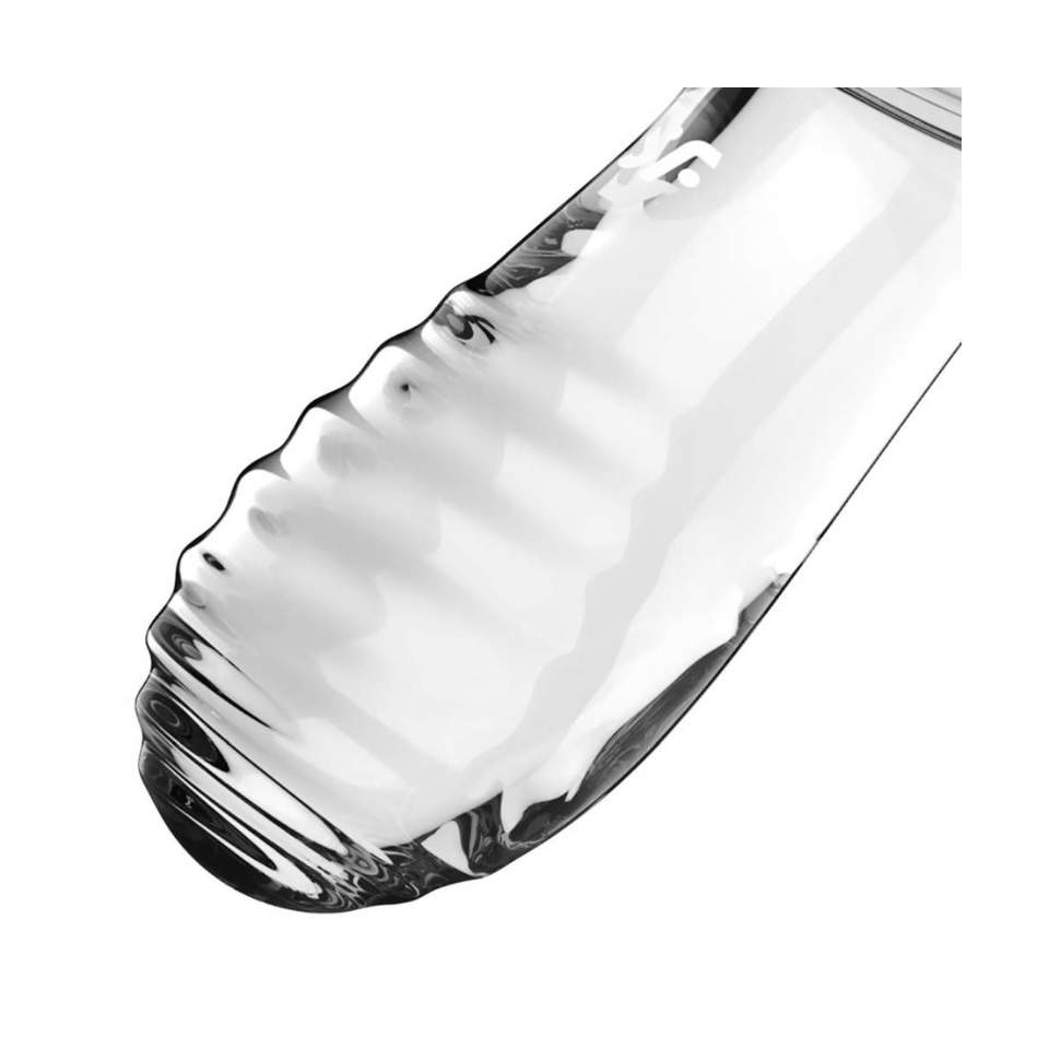 Dwustronne dildo ze szkła borokrzemowego- do eksperymentów z ciepłem i zimnem Satisfyer Double Crystal