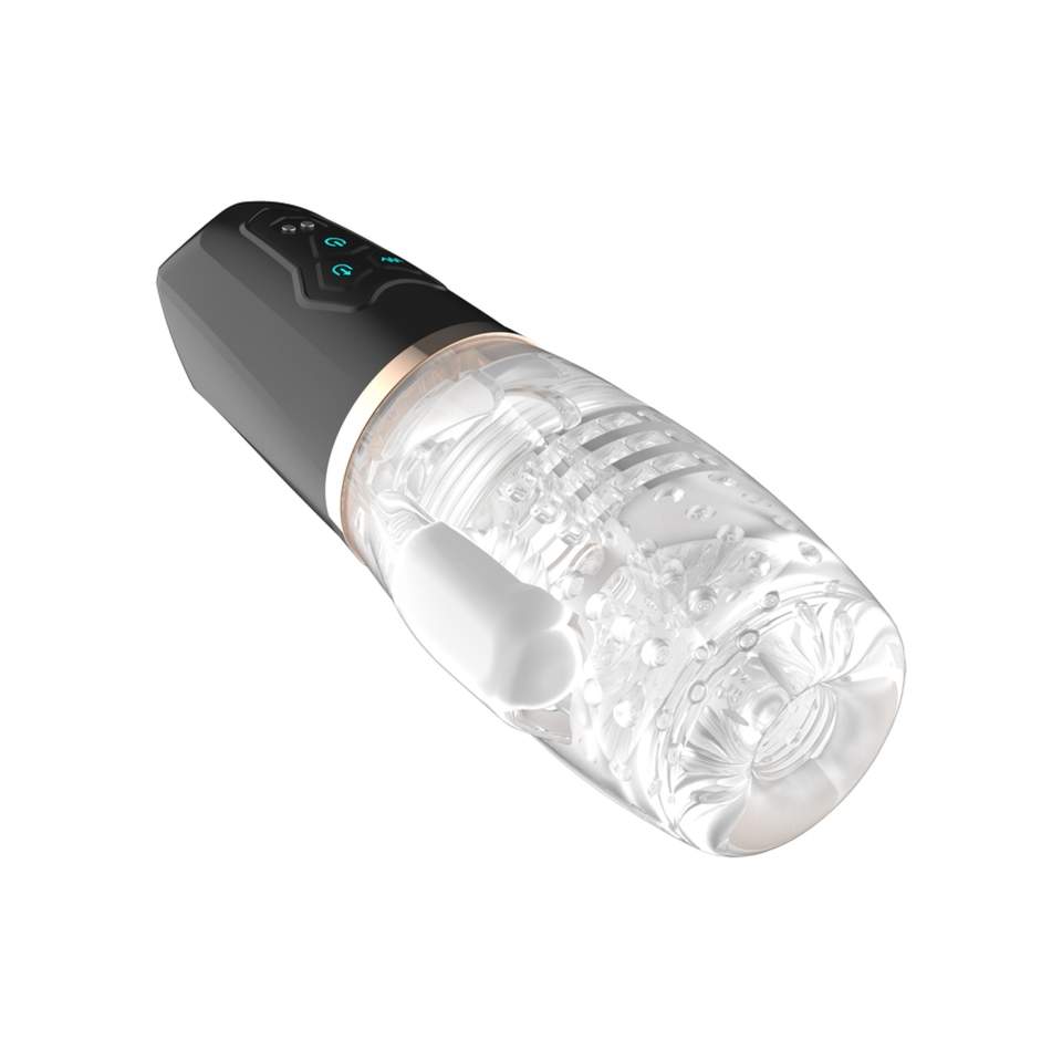 Masturbator dla mężczyzn ssący i wibrujący: 10 różnych trybów wibracji oraz 4 tryby ssania