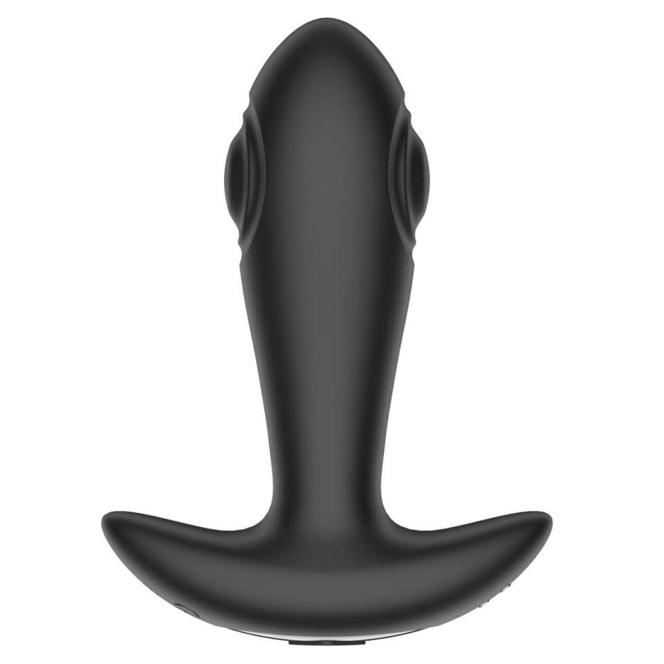 Wibrujący korek analny z funkcją tappingu (stukania / pulsowania), sterowanym za pomocą pilota
