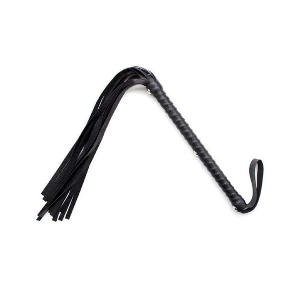 Zestaw podstawowy do Bondage: maska na oczy, kajdanki na nadgarstki, kajdanki na kostki oraz bat