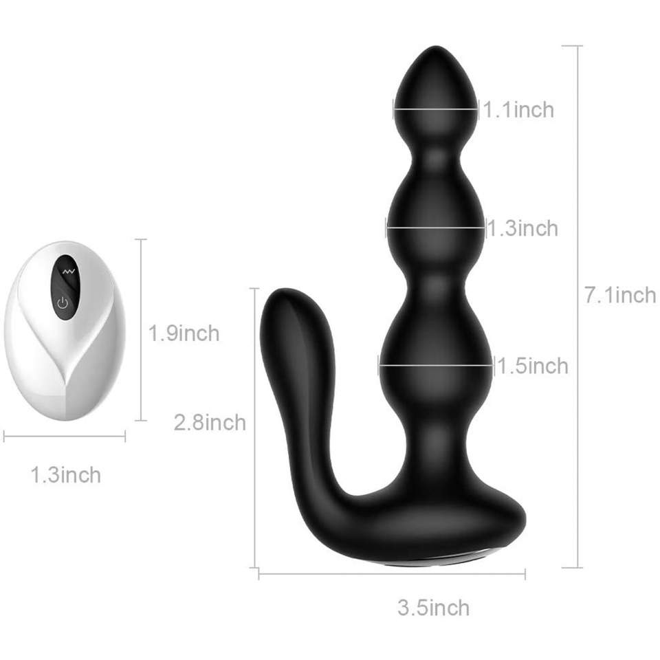 Silikonowe kulki analne- zdalnie sterowane do stymulacji punkt P (prostaty) oraz punktu G u kobiety 2w1