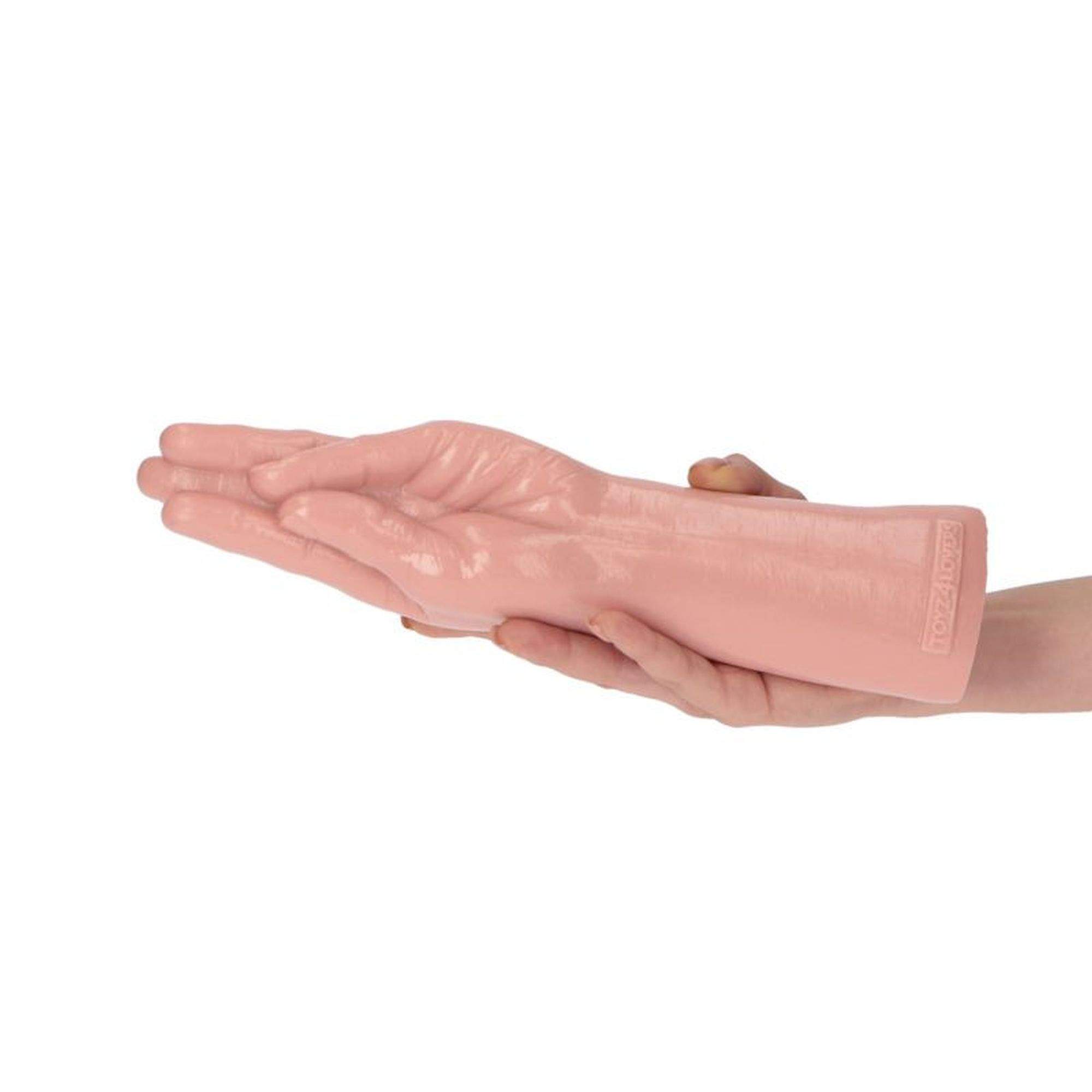 Realistyczna dłoń do fistingu 28cm - dildo z PVC w kolorze cielistym