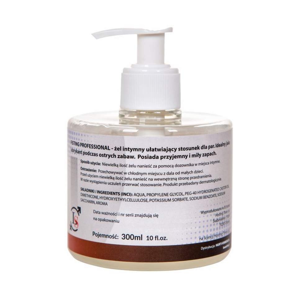 Wysokiej jakości profesjonalny żel do fistingu analnego oraz waginalnego- 300ml