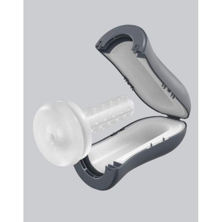 Innowacyjny masturbator zamknięty w etiu z efektem ssania- 20cm