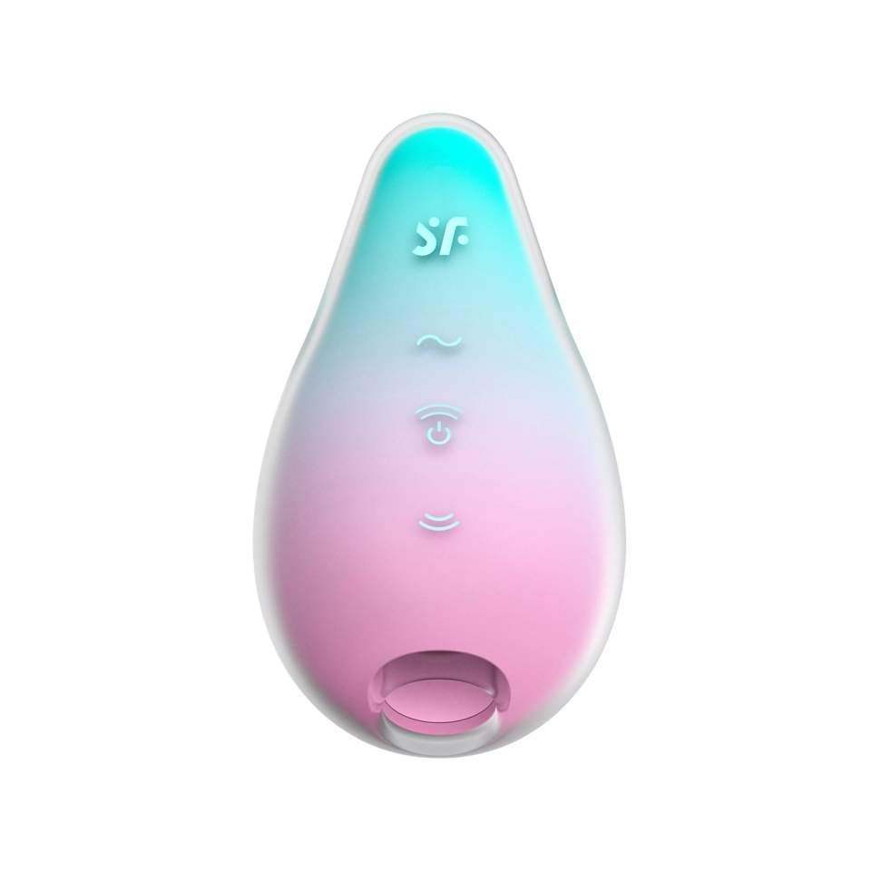 Wodoodporny, bezdotykowy masażer łechtaczki Satisfyer Mermaid Vibes: 11 intensywności fal ciśnienia i 12 programów wibracji