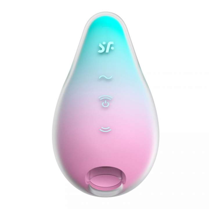 Wodoodporny, bezdotykowy masażer łechtaczki Satisfyer Mermaid Vibes: 11 intensywności fal ciśnienia i 12 programów wibracji