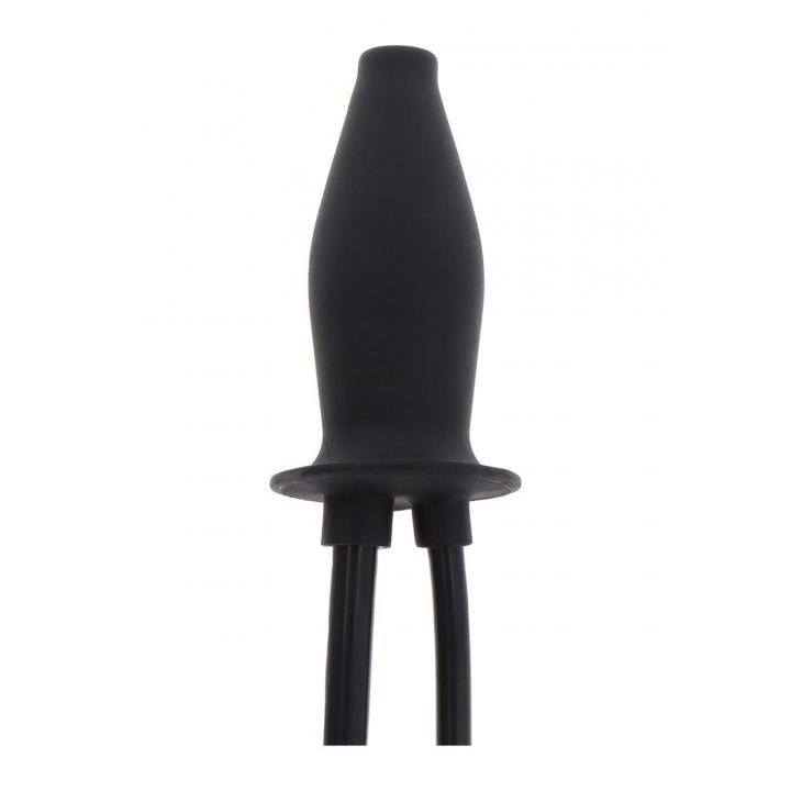 Silikonowy pompowany korek analny z funkcją nawilżania 10,5-11cm