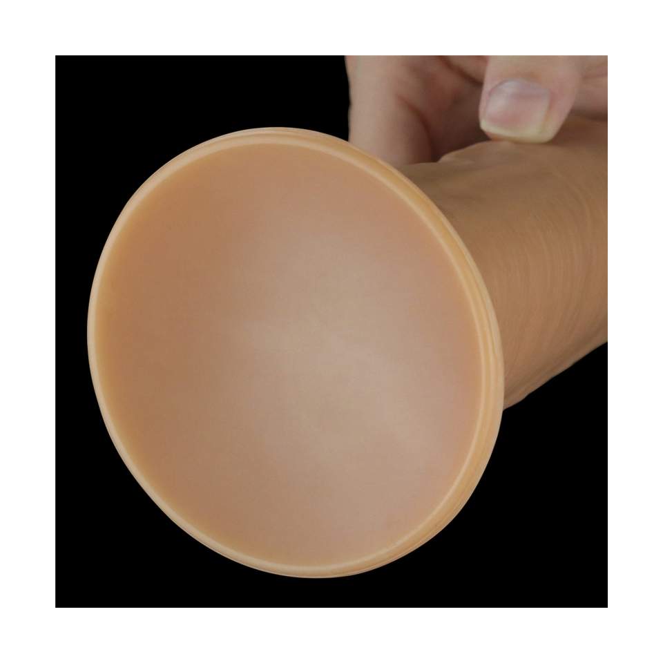 Realistyczne silikonowe dildo: 10 trybów wibracji i obrotów,  zdalnie sterowane oraz ładowanie USB- 25,3cm