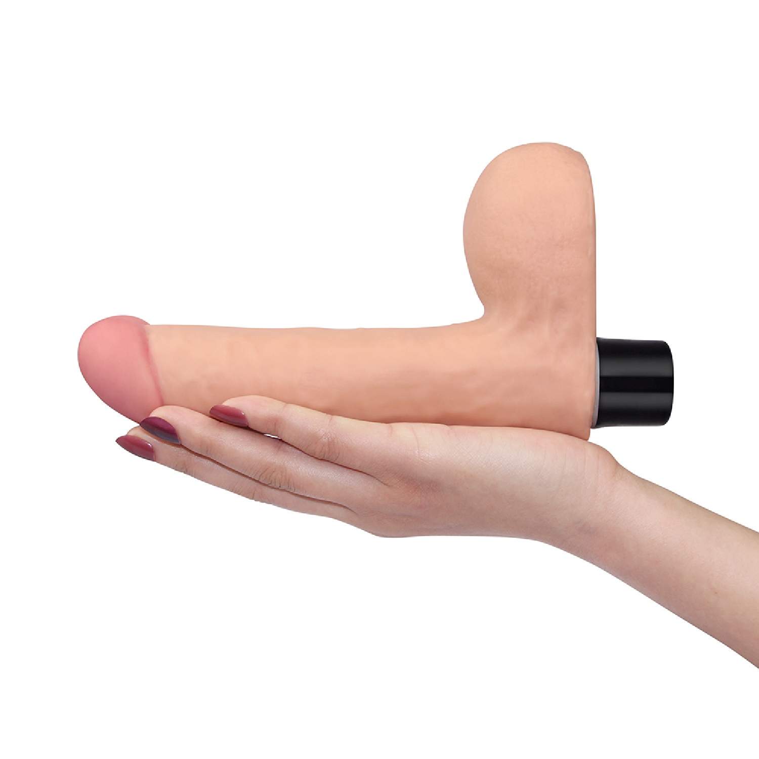 Realistyczne dildo, wykonane z super miękkiego materiału imitującego prawdziwą skórę, 10 trybów wibracji: 20,3cm