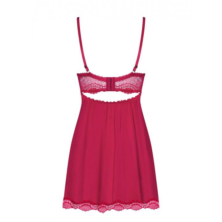 Seksowna koszulka babydoll Obsessive Rosalyne + stringi